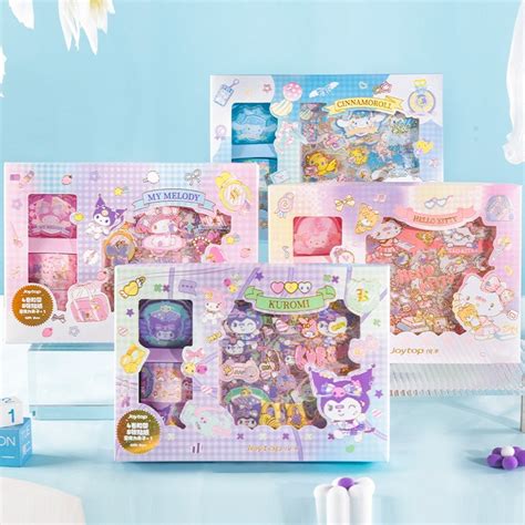 Kawaii My Melody Kuromi Cinnamoroll Cartoon Tape Rolls Tapes Sheets