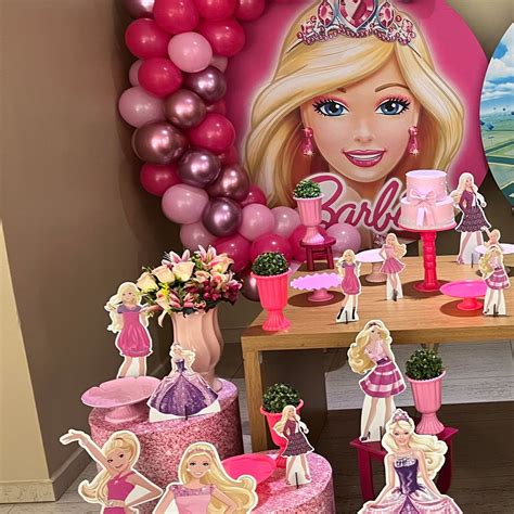 Mesa De Decora O Barbie Aluguel Elo Produtos Especiais