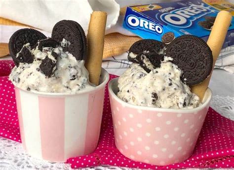 Helado De Oreo F Cil Cremoso Y Sin Heladera Cocina A Buenas Horas