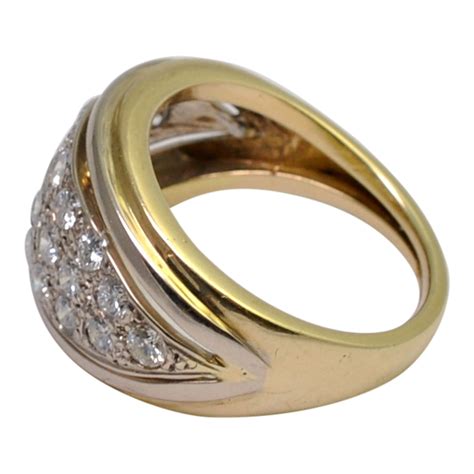 Pavé Set Diamond Gold Ring - Plaza Jewellery Plaza Jewellery