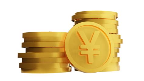 Yuan Currency Gold Coin 3d Rendering 8478198 Png