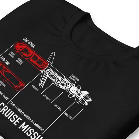 Tomahawk Cruise Missile Blueprint Infographic Diagram T Shirt Etsy