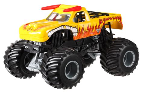 Hot Wheels Monster Jam Rev Tredz El Toro Loco Truck Yellow Walmart My Xxx Hot Girl