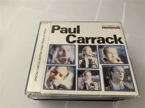 Paul Carrack Dont Shed A Tear Cd Nr Mint Ex B