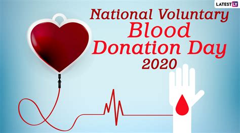 National Voluntary Blood Donation Day 2020 Date And Significance