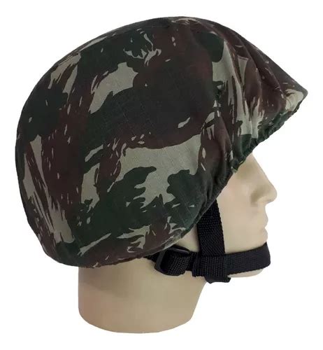 Capacete Tático M88 Capa Camuflada Exército Do Brasileiro