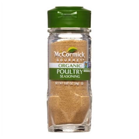 McCormick Gourmet Organic Poultry Seasoning Pack Of 18 18 Pack Kroger