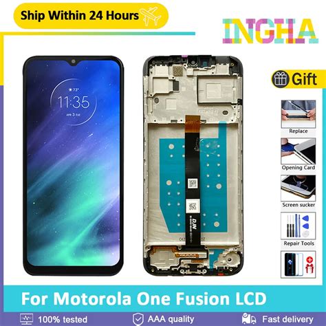 Écran tactile LCD avec châssis Motorola One Fusion xt2073 2 Original