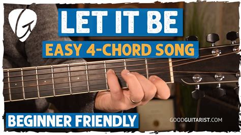 The Beatles Let It Be Guitar Lesson Easiest 4 Chord Song W Easy Walk Downs Walking Bassline