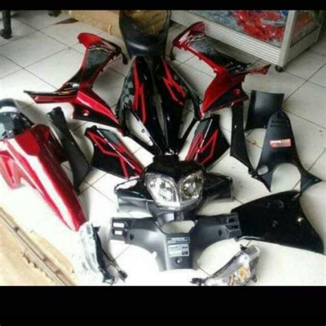 Jual Full Body Supra X New Batman Plus Lampu Depan Sein Ready Di