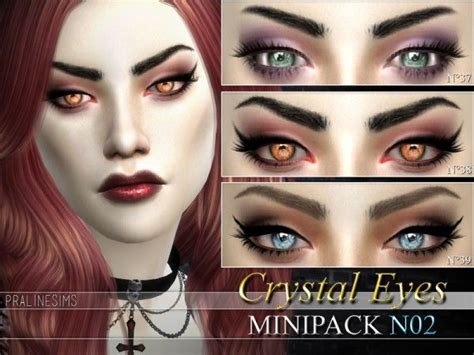 The Sims Resource Crystal Eyes Minipack N02 3 Eyes By PralineSims