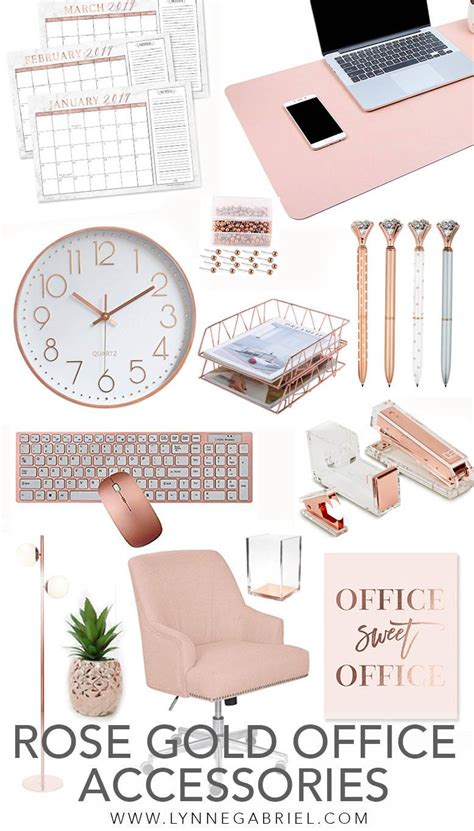 Rose Gold Desk And Office Accessories You Will Absolutely Love