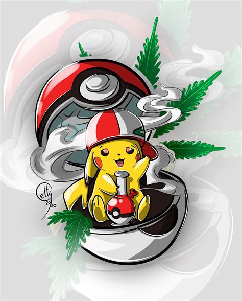 Pikachu weed 420 on Behance