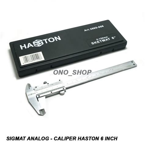 Jual Sigmat Analog Caliper Haston 6 Inch 0 150mm Art 3965 006 Di