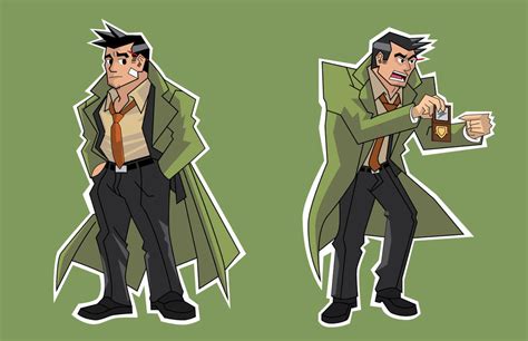 Ace Attorney restyle - Gumshoe by Arnumdrusk on DeviantArt