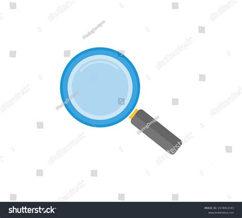 Magnifying Glass Instrument Magnifying Sign Logo Stock Vector Royalty Free 2174012143