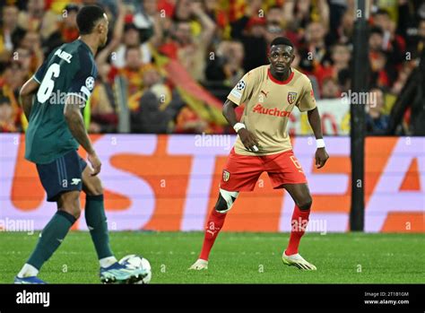 Salis Abdul Samed Of Rc Lens Pictured During The Uefa Champions