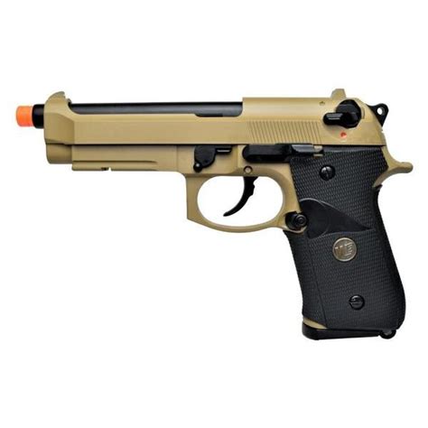 WE M9A1 GAS TAN FULL METAL SCARRELLANTE W048T SottoTiro Airsoft