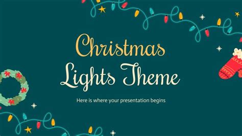 Christmas Lights Theme | Google Slides & PowerPoint