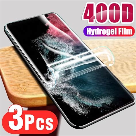 3PCS Hydrogel Film For Samsung Galaxy S23 S24 Ultra Screen Protector