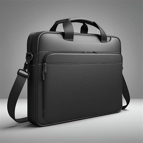 Sleek Laptop Bag Mockup Professional Design With Organized Compartments