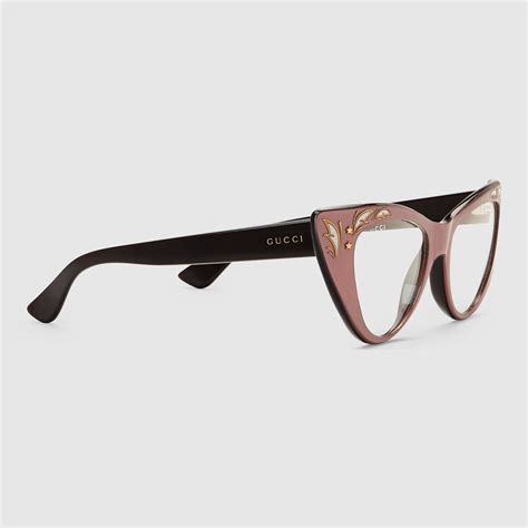 Oversize Cat Eye Glasses Gucci Womens Cat Eye 418823j07405561