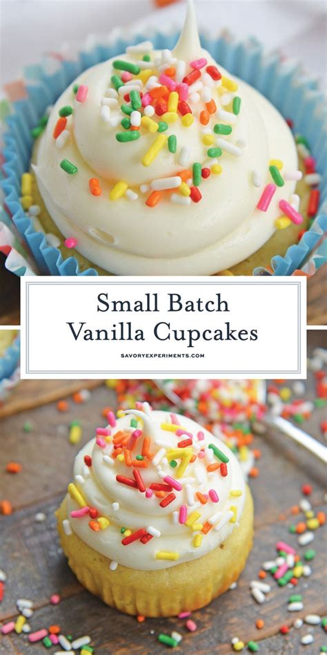 Small Batch Vanilla Cupcakes Are Unbelievably Easy To Make And The