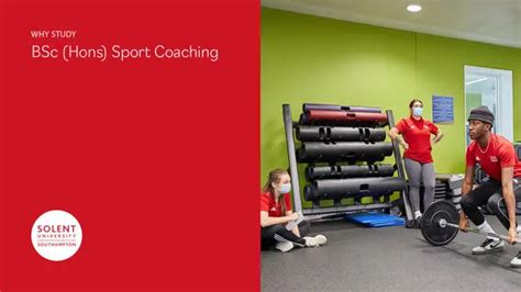 Bsc Hons Sport Coaching Degree Solent University