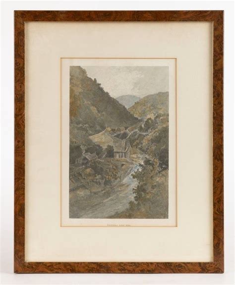 Walhalla Goldmine Antique Engraving 19th Century Framed And Prints