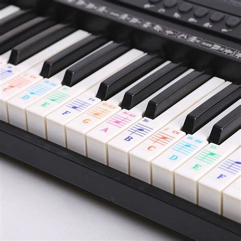 X Piano Sticker Transparent Piano Keyboard Sticker Key