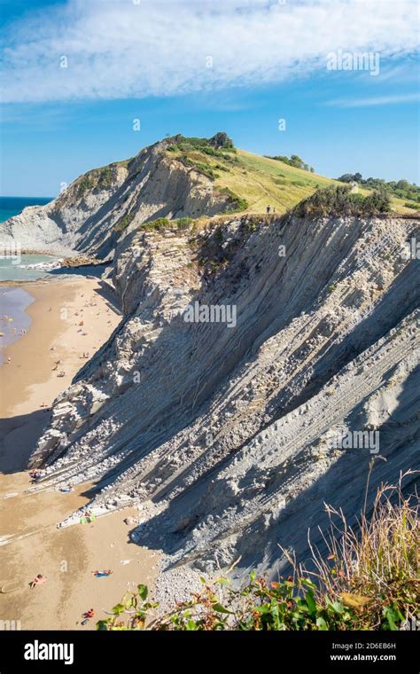 Playa De Itzurun En Zumaia Costa Geol Gica De Flysch En El Pa S Vasco