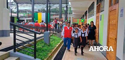 Inauguran Moderna Infraestructura Del Colegio N De Leoncio