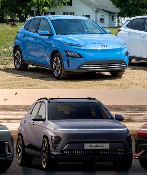 2024 Hyundai Kona Ev Vs 2023 Hyundai Kona Ev Current In Photos