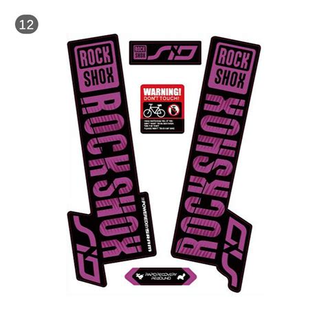 Set Front Fork Sticker For Rock Shox Sid Road Bike Race Accessories