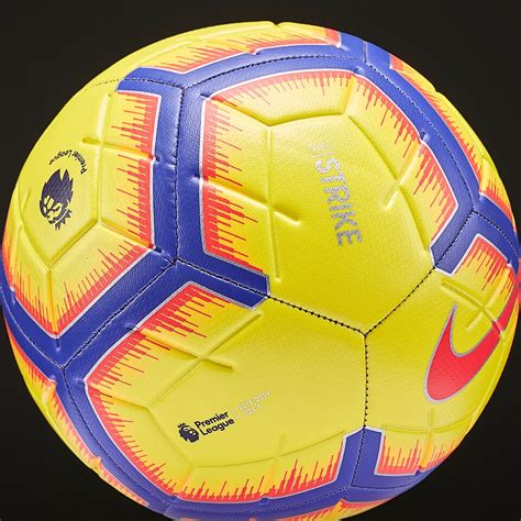 Ballon De Football Nike Premier League Strike Jaune Violet Carmin