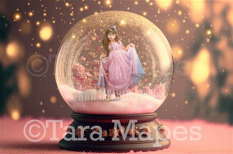 Santa Holding Snow Globe Layered Psd Snowglobe Santa Snow Globe