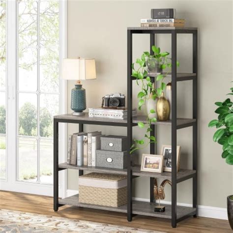 Tribesigns Tier Bookshelf Ladder Corner Bookshelves Etagere Bookcase