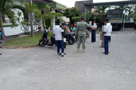 Asyik Nongkrong Di Warkop Puluhan Pelajar Membolos Terjaring Patroli