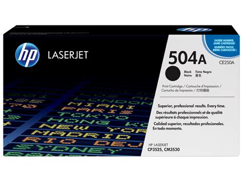 Hp® 504a Black Laserjet Toner Cartridge Ce250a