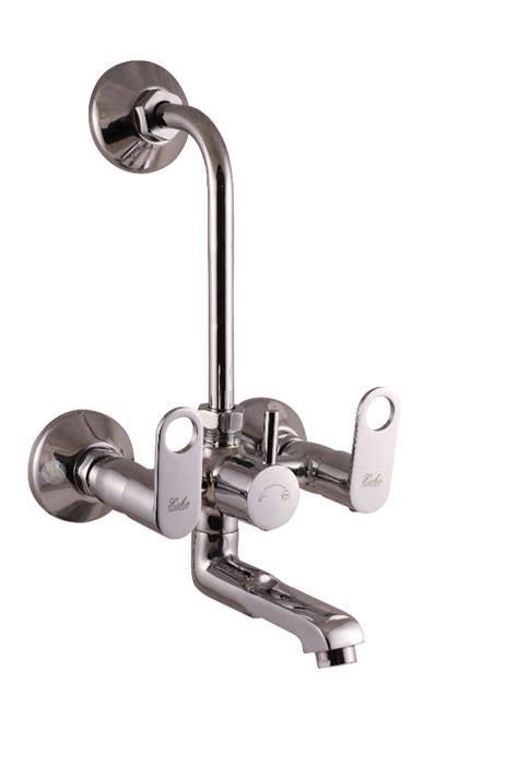 Silver Echo Bend Brass Wall Mixer For Bathroom Fitting At Rs 2400 In