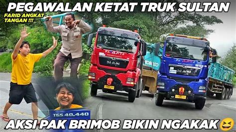 Farid Bocil Kawal Truk Sultan Seharga 2 5 Milyar Aksi Brimob Bikin