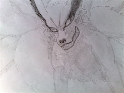 Naruto Kyuubi Kurama Drawing Sketch By Agrael34 On Deviantart