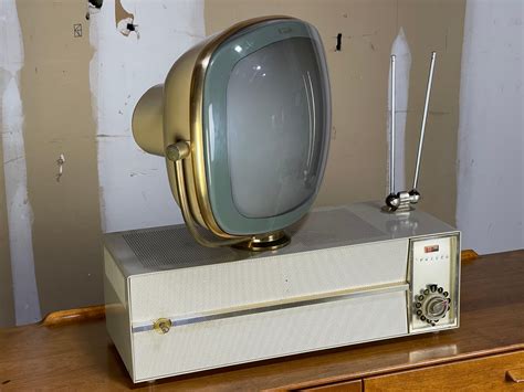 Mid Century Modern Vintage 1950s Philco Predicta Television Tv Set