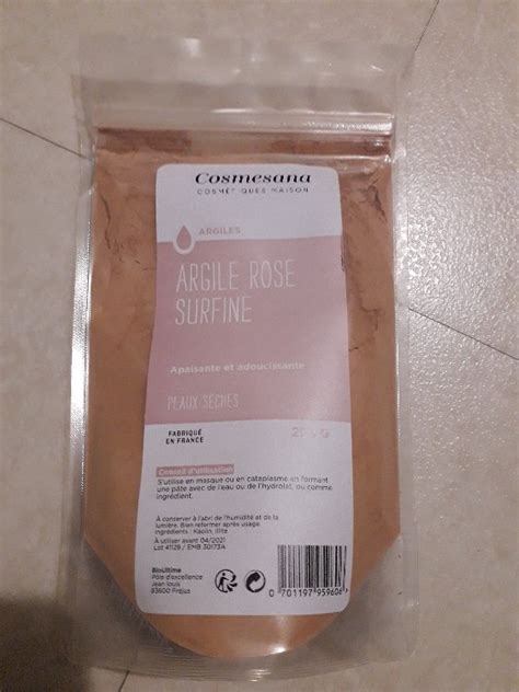 Cosmesana Argile Rose Surfine Inci Beauty