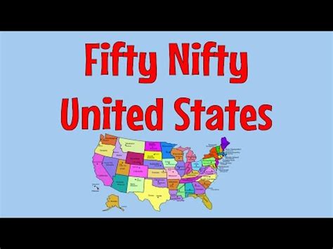 Fifty Nifty United States with Lyrics - YouTube