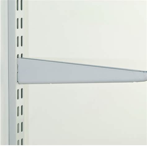 Twin Slot Shelving Brackets White Twin Slot Shelving Brackets