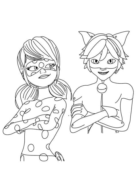 Coloriage Miraculous Ladybug Et Chat Noir Nouveau Collection Coloriage Images And Photos Finder