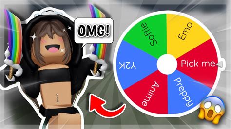 MM2 But A SPIN WHEEL Chooses My AVATAR YouTube