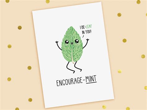 Funny Good Luck Card Etsy