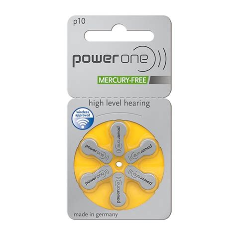 240 X Size P10 Powerone Hearing Aid Batteries